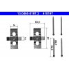 Sada príslużenstva oblożenia kotúčovej brzdy ATE 13.0460-0197.2 Sada príslużenstva oblożenia kotúčovej brzdy ATE 13.0460-0197.2