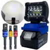 SADA PRACOVNÁ LAMPA MAKITA 18V MAX + SADA ADAPTÉROV PRE HLAVICE SADA PRACOVNÁ LAMPA MAKITA 18V MAX + SADA ADAPTÉROV PRE HLAVICE