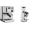 Rancilio Silvia E + Rocket Espresso FAUSTO 2.1, chrome Rancilio Silvia E + Rocket Espresso FAUSTO 2.1, chrome