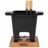 Fondue súprava BOSKA Tapas Nero, čierna - hnedá Fondue súprava BOSKA Tapas Nero, čierna - hnedá
