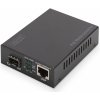 DIGITUS Digitus DN-82140 konvertor sieťovej kabeláže 1000 Mbit/s Čierna (DN-82140)