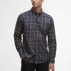 Barbour Wetheram Tailored košel'a dlhý rukáv midnight oak tartan