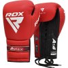 RDX APEX Lace up Training/Sparring Boxing Gloves RED - 12oz RDX APEX Lace up Training/Sparring Boxing Gloves RED - 12oz