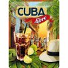 Donga Plechová cedula: Cuba Libre - 30x40 cm Donga Plechová cedula: Cuba Libre - 30x40 cm