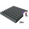 Mega Acoustic PA-PMK7-DG-5050 SET 2 Dark Grey Absorpčný penový panel