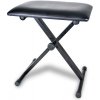 Bontempi hudobná stolička pre klavír a klávesy čierna