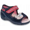 Befado detské sandále, textilné, modré, veľkosť 23 Befado detské sandále, textilné, modré, veľkosť 23