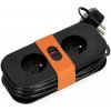 Kobi | Predlžovací kábel 2Z + 2xUSB 1,4 m čierna | KB0405 Kobi | Predlžovací kábel 2Z + 2xUSB 1,4 m čierna | KB0405
