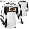 Fox Flexair Mirer jersey white/black, bielo čierna, M Fox Flexair Mirer jersey white/black, bielo čierna, M
