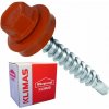 Klimas Wkret-Met RAL 8004 4,8x19mm - 250ks - Skrutky farmárske strešné farba: medená hnedá Klimas Wkret-Met RAL 8004 4,8x19mm - 250ks - Skrutky farmárske strešné farba: medená hnedá