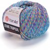 Yarn Art příze Jeans Tropical 618 variace modré, růžová, oranžová Yarn Art příze Jeans Tropical 618 variace modré, růžová, oranžová