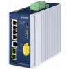 PLANET Industrial L2+ 4-Port 10/100/1000T 802.3bt PoE + 1-Port 10/100/1000T + 2-Port 1G/2.5G SFP Managed Ethernet Switch w/12V Booster Riadený L2+ Gigabit Ethernet (10/100/1000) Podpora napájania cez PLANET Industrial L2+ 4-Port 10/100/1000T 802.3bt PoE + 1-Port 10/100/1000T + 2-Port 1G/2.5G SFP Managed Ethernet Switch w/12V Booster Riadený L2+ Gigabit Ethernet (10/100/1000) Podpora napájania cez