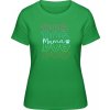 Premium Tričko - Farebný nápis DOG Mama - Čistá zelená - XL - Dámske Premium Tričko - Farebný nápis DOG Mama - Čistá zelená - XL - Dámske