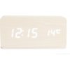 WOODOO CLOCK | digitální LED dřevěné hodiny s budíkem | čas | datum | teplota | zvukové ovládání WOODOO CLOCK | digitální LED dřevěné hodiny s budíkem | čas | datum | teplota | zvukové ovládání