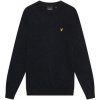 Lyle & Scott Svetre Lambswool Blend Crew Neck Jump KN2114VC Modrá Lyle & Scott Svetre Lambswool Blend Crew Neck Jump KN2114VC Modrá