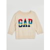 GAP Baby sveter s logom Béžová 6-12M GAP Baby sveter s logom Béžová 6-12M