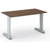 Kancelársky písací stôl PRIMO FLEXIBLE, 140x80 cm, orech Kancelársky písací stôl PRIMO FLEXIBLE, 140x80 cm, orech