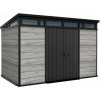 Záhradný domček Keter PENT Signature 11x7 Storm Grey, s podlahou Záhradný domček Keter PENT Signature 11x7 Storm Grey, s podlahou