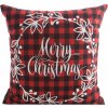EUROFIRANY VIANOČNÁ DEKORAČNÁ OBLIEČKA NA VANKÚŠ MERRY1 45X45 CM VZOROVANÁ EUROFIRANY VIANOČNÁ DEKORAČNÁ OBLIEČKA NA VANKÚŠ MERRY1 45X45 CM VZOROVANÁ
