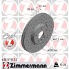 Brzdový kotúč ZIMMERMANN 610.3711.52 Brzdový kotúč ZIMMERMANN 610.3711.52