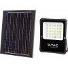 V-TAC LED solárny reflektor 11,5W so solárnym panelom 20W, 2000lm, 20000mAh, 100° Farba svetla: Studená biela V-TAC LED solárny reflektor 11,5W so solárnym panelom 20W, 2000lm, 20000mAh, 100° Farba svetla: Studená biela