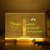 Svietiaca AKRYLOVÁ TABUĽA NA PÍSANIE Kreslenie LED s fixkami 30X20CM Svietiaca AKRYLOVÁ TABUĽA NA PÍSANIE Kreslenie LED s fixkami 30X20CM