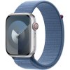 Apple Watch Series 9 Cellular 45mm Strieborný hliník s ľadovo modrým prevliekacím remienkom
