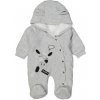 Zimná kombinéza pre bábätko sv. sivá - Žirafa, veľ. 74 Zimná kombinéza pre bábätko sv. sivá - Žirafa, veľ. 74