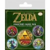 Pyramid International Sada odznakov The Legend of Zelda - Classics Pyramid International Sada odznakov The Legend of Zelda - Classics