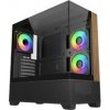 Cooler Master case Elite 690 Wood, ATX, Průhledná bočnice, 3x 120mm ARGB Fan, Černá Cooler Master case Elite 690 Wood, ATX, Průhledná bočnice, 3x 120mm ARGB Fan, Černá