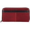 Lagen dámska kožená peňaženka 26512 červeno čierna