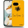 Picasee silikónový čierny Google Pixel 9a I am fine