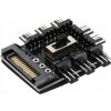 Adaptér SATA Fan Hub 1 až 8x 3pinový rozbočovač Riser Adaptér SATA Fan Hub 1 až 8x 3pinový rozbočovač Riser