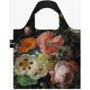 LOQI Nákupná taška , Ruysch - Still Life with Flowers on a Marble Tabletop Recycled Bag UNI LOQI Nákupná taška , Ruysch - Still Life with Flowers on a Marble Tabletop Recycled Bag UNI