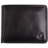 malá pánska kožená peňaženka Cosset 4405 Komodo black
