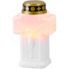 Sviečka MagicHome, kríž, LED, na hrob, biela, 2xAA, 15x9 cm, (súčasť balenia 2xAA) Sviečka MagicHome, kríž, LED, na hrob, biela, 2xAA, 15x9 cm, (súčasť balenia 2xAA)