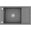MEXEN MEXEN - Elias granitový drez 1 misa drez s vypúšťaním krátky odkvapkávač 795x480 mm, sivá 6511791005-71 MEXEN MEXEN - Elias granitový drez 1 misa drez s vypúšťaním krátky odkvapkávač 795x480 mm, sivá 6511791005-71