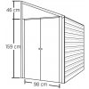 Spacemaker 47 124 x 203 x 208 cm šedá Spacemaker 47 124 x 203 x 208 cm šedá