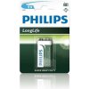Philips baterie 9V LongLife zinkochloridová - 1ks, blister 6F22L1B/10 Philips baterie 9V LongLife zinkochloridová - 1ks, blister 6F22L1B/10