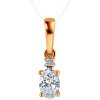 Prívesok SAVICKI: dvojfarebné zlato, laboratórny diamant - B-Z-Z0755-00073-585-Z Prívesok SAVICKI: dvojfarebné zlato, laboratórny diamant - B-Z-Z0755-00073-585-Z