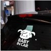 Nálepky na stenu/auto - Baby in car dievčatko Farba: tmavo ružová 041