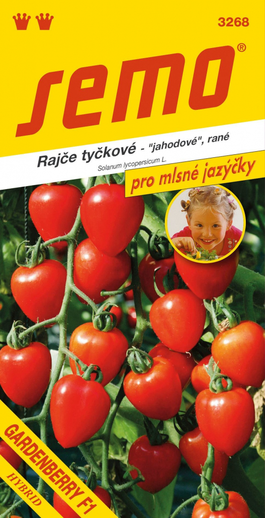 Semo Paradajka tyčkové jahodové - Gardenberry F1 10s - séria Pre maškrtné jazýčky