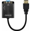 Savio HDMI-VGA adaptér se zvukem AK-76 Savio HDMI-VGA adaptér se zvukem AK-76