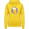 AWDis Hoodie Mikina - Motív - Pivo so smrtkou 2 - Slnečná žltá - XS - Dámske AWDis Hoodie Mikina - Motív - Pivo so smrtkou 2 - Slnečná žltá - XS - Dámske