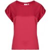 Vila Blúzka VIELLETTE S/S SATIN Ružová Vila Blúzka VIELLETTE S/S SATIN Ružová