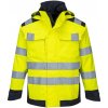 Portwest MV70 MODAFLAME RAIN MULTI NORM ARC Reflexná bunda Fluorescenčno žltá Námornícka modrá