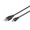 PremiumCord ku2m5a USB 2.0, A-B mini, 5pinů, 5m PremiumCord ku2m5a USB 2.0, A-B mini, 5pinů, 5m