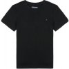 Tommy Hilfiger Tričká s krátkym rukávom BOYS BASIC CN KNIT S/S Čierna Tommy Hilfiger Tričká s krátkym rukávom BOYS BASIC CN KNIT S/S Čierna