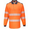 Portwest T184 PW3 L/S Reflexná polokošeľa oranžová/modrá S Portwest T184 PW3 L/S Reflexná polokošeľa oranžová/modrá S