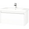 Kúpeľňová skrinka s umývadlom Drevojas Bono Harmonia biela matná 76x39x44,5 cm Kúpeľňová skrinka s umývadlom Drevojas Bono Harmonia biela matná 76x39x44,5 cm